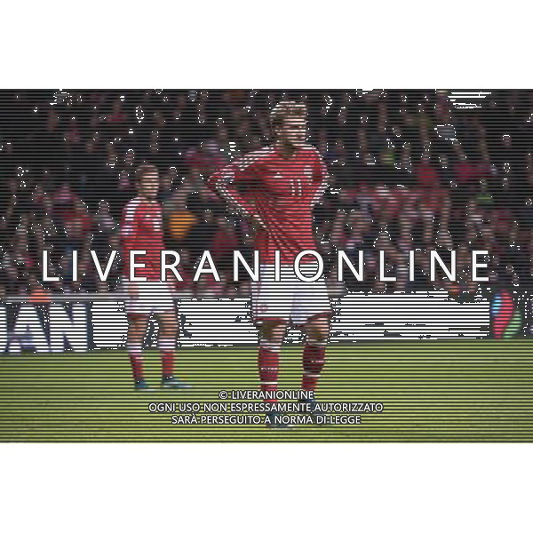 deception Nicklas BENDTNER - 11.10.2015 - Danemark / France - Match amical Photo : Nolwenn Le Gouic / Icon Sport AG ALDO LIVERANI SAS ONLY ITALY