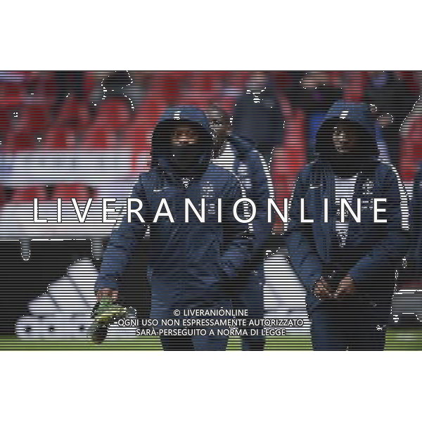 Patrice EVRA / Lassana DIARRA - 11.10.2015 - Danemark / France - Match amical Photo : Nolwenn Le Gouic / Icon Sport AG ALDO LIVERANI SAS ONLY ITALY