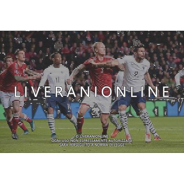 Olivier GIROUD / Anthony MARTIAL / Simon KJAER / Daniel AGGER - 11.10.2015 - Danemark / France - Match amical Photo : Nolwenn Le Gouic / Icon Sport AG ALDO LIVERANI SAS ONLY ITALY