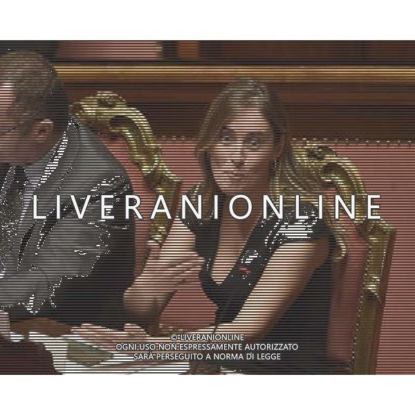 Roma - 13/10/2015 - Palazzo Madama - Votazione della legge costituzionale - nella foto: Maria Elena Boschi / Ph. Fabrizio Corradetti - Ag. Aldo Liverani Sas/Ag. Aldo Liverani Sas