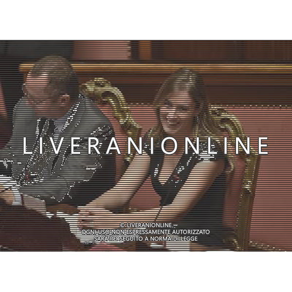 Roma - 13/10/2015 - Palazzo Madama - Votazione della legge costituzionale - nella foto: Maria Elena Boschi / Ph. Fabrizio Corradetti - Ag. Aldo Liverani Sas/Ag. Aldo Liverani Sas