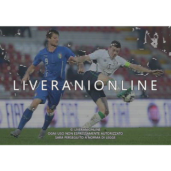 Qualificazioni ai Campionati Europei UEFA Under 21 Gruppo 2 Vicenza - 13.10.2015 Italia-Repubblica d\'Irlanda Nella Foto:lenihan cerri /Ph.Vitez-Ag. Aldo Liverani
