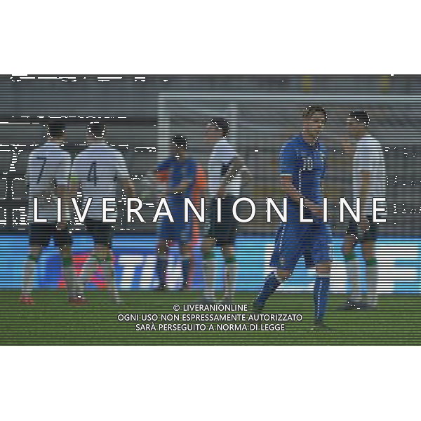 Qualificazioni ai Campionati Europei UEFA Under 21 Gruppo 2 Vicenza - 13.10.2015 Italia-Repubblica d\'Irlanda Nella Foto:bernardeschi espulsione /Ph.Vitez-Ag. Aldo Liverani