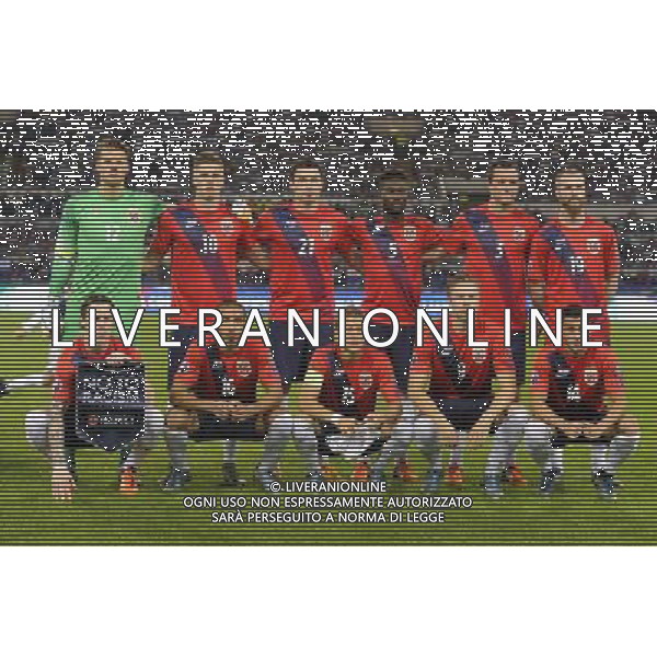 Roma - 13/10/2015 - Stadio Olimpico - Qualificazioni Euro 2016 - Italia vs Norvegia - nella foto: La formazione della Norvegia / Ph. Fabrizio Corradetti - Ag. Aldo Liverani Sas