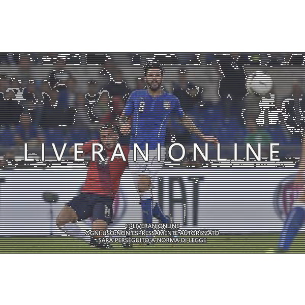 Roma - 13/10/2015 - Stadio Olimpico - Qualificazioni Euro 2016 - Italia vs Norvegia - nella foto: Roberto Soriano e Omar Elabdellaoui / Ph. Fabrizio Corradetti - Ag. Aldo Liverani Sas