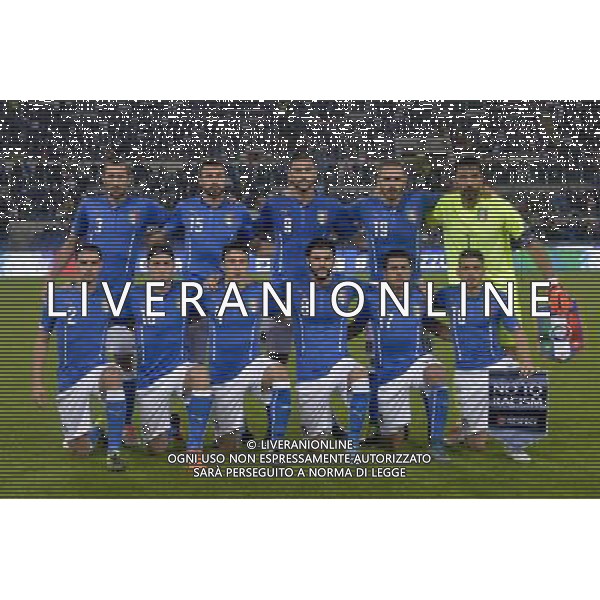Roma - 13/10/2015 - Stadio Olimpico - Qualificazioni Euro 2016 - Italia vs Norvegia - nella foto: La formazione della Nazionale Italiana / Ph. Fabrizio Corradetti - Ag. Aldo Liverani Sas