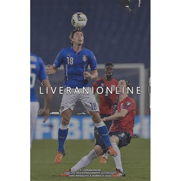 Roma - 13/10/2015 - Stadio Olimpico - Qualificazioni Euro 2016 - Italia vs Norvegia - nella foto: Riccardo Montolivo / Ph. Fabrizio Corradetti - Ag. Aldo Liverani Sas