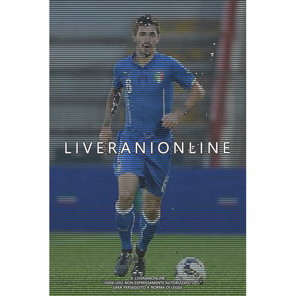 Qualificazioni ai Campionati Europei UEFA Under 21 Gruppo 2 Vicenza - 13.10.2015 Italia-Repubblica d\'Irlanda Nella Foto:Romagnoli Alessio /Ph.Vitez-Ag. Aldo Liverani