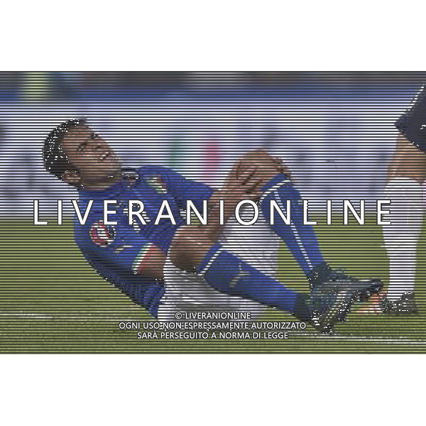 Roma - 13/10/2015 - Stadio Olimpico - Qualificazioni Euro 2016 - Italia vs Norvegia - nella foto: Eder dolorante / Ph. Fabrizio Corradetti - Ag. Aldo Liverani Sas