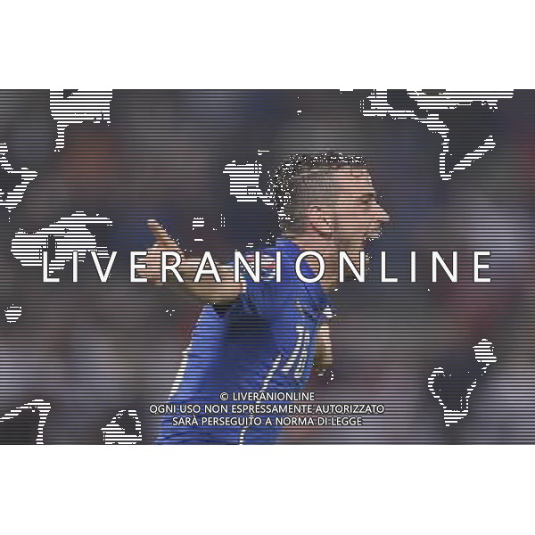 Roma - 13/10/2015 - Stadio Olimpico - Qualificazioni Euro 2016 - Italia vs Norvegia - nella foto: Esultanza di Alessandro Florenzi / Ph. Fabrizio Corradetti - Ag. Aldo Liverani Sas