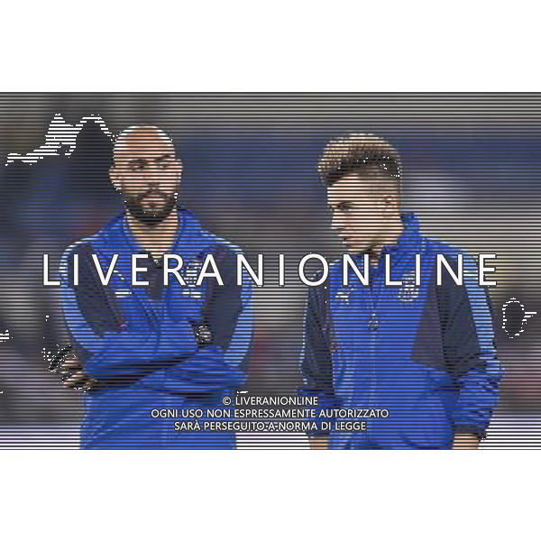 Roma - 13/10/2015 - Stadio Olimpico - Qualificazioni Euro 2016 - Italia vs Norvegia - nella foto: Simone Zaza e Stephan El Shaarawy / Ph. Fabrizio Corradetti - Ag. Aldo Liverani Sas