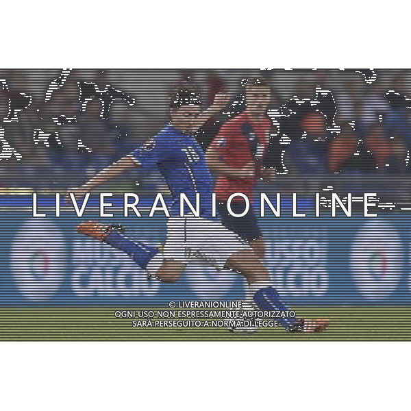 Roma - 13/10/2015 - Stadio Olimpico - Qualificazioni Euro 2016 - Italia vs Norvegia - nella foto: Riccardo Montolivo / Ph. Fabrizio Corradetti - Ag. Aldo Liverani Sas