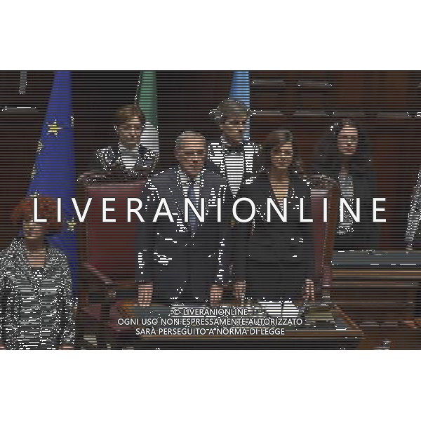Roma - 15/10/2015 - Montecitorio - Cerimonia per il sessantesimo anniversario dell\'adesione dell\'Italia alle Nazioni Unite - nella foto: Laura Boldrini e Pietro Grasso / Ph. Fabrizio Corradetti - Ag. Aldo Liverani Sas/Ag. Aldo Liverani Sas