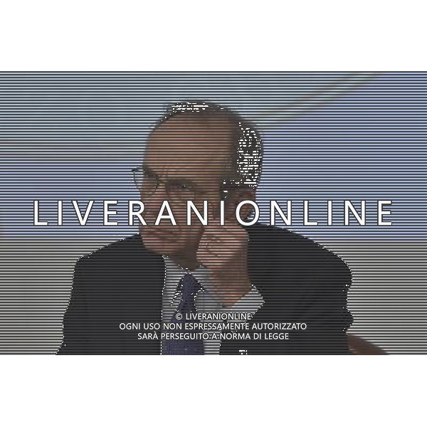 Roma - 15/10/2015 - Palazzo Chigi - Conferenza stampa dopo il Consiglio dei Ministri - nella foto: Pier Carlo Padoan /Ph. Fabrizio Corradetti - Ag. Aldo Liverani sas/Ag. Aldo Liverani Sas