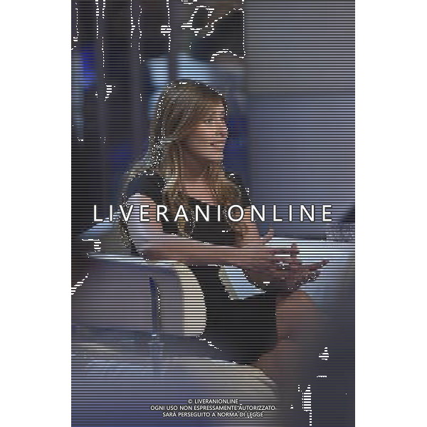 Il Ministro delle Riforme Maria Elena Maria Boschi ospite della trasmissione televisiva Porta a Porta Roma 15 ottobre 2015 Â©CorradettiAg. Aldo Liverani Sas