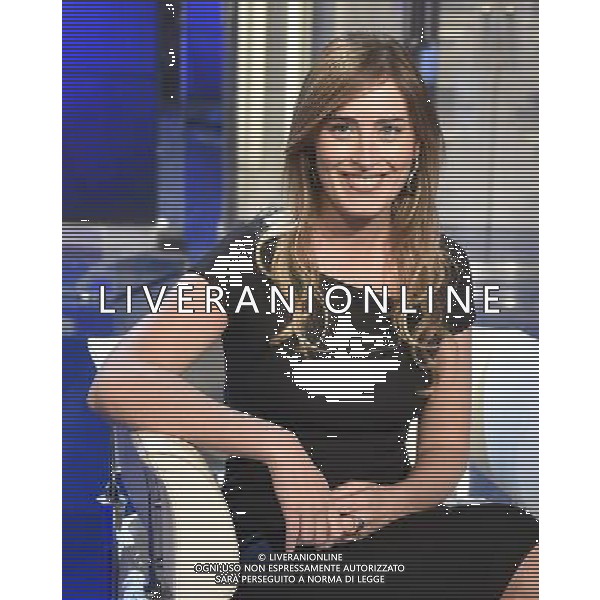 Il Ministro delle Riforme Maria Elena Maria Boschi ospite della trasmissione televisiva Porta a Porta Roma 15 ottobre 2015 Â©CorradettiAg. Aldo Liverani Sas