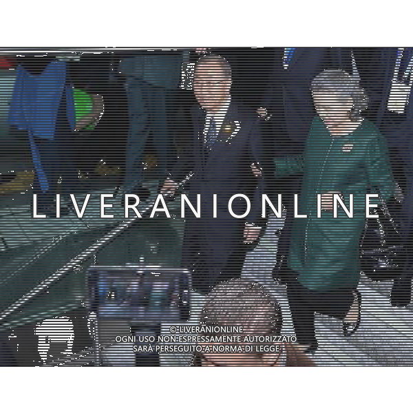 World Food Day-Arrivo del segretario Generale dellâ€™ONU Ban Ki-Moon a Rho Fiera Expo Milano 2015 Milano - 16.10.2015 Nella Foto:Arrivo del segretario Generale dellâ€™ONU Ban Ki-Moon a Rho Fiera Expo Milano 2015 /Ph.Vitez-Ag. Aldo Liverani