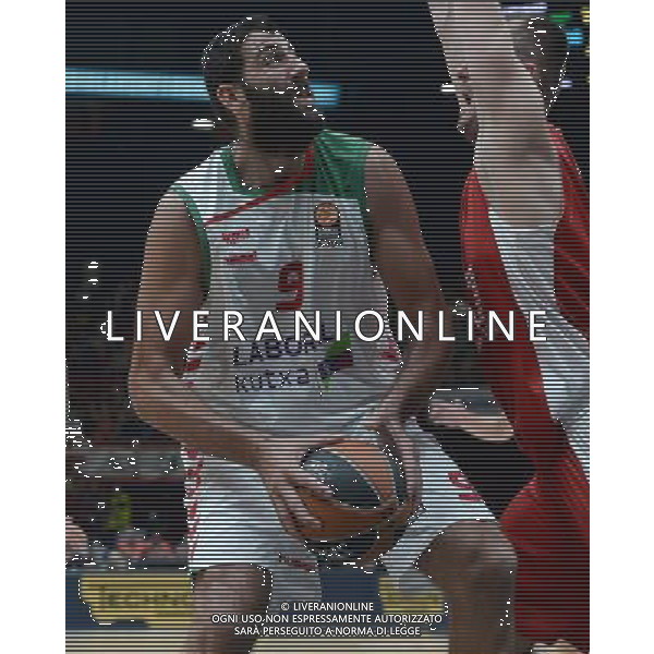 Turkish Airline Eurolega 2015/2016 Regular Season Milano - 16.10.2015 EA7 Emporio Armani Milano-Laboral Kutxa Vitoria Nella Foto:Bourousis Ioannis /Ph.Vitez-Ag. Aldo Liverani