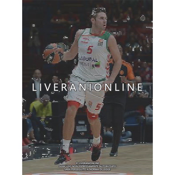 Turkish Airline Eurolega 2015/2016 Regular Season Milano - 16.10.2015 EA7 Emporio Armani Milano-Laboral Kutxa Vitoria Nella Foto:Causeur Fabien /Ph.Vitez-Ag. Aldo Liverani