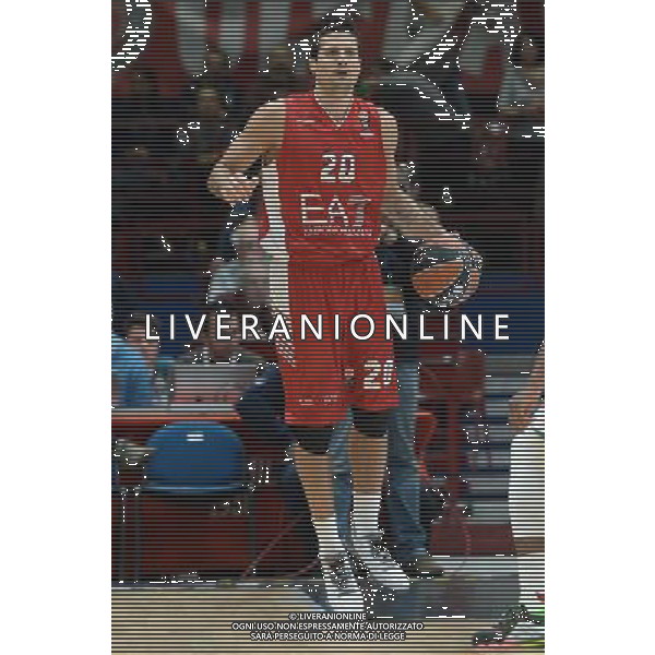 Turkish Airline Eurolega 2015/2016 Regular Season Milano - 16.10.2015 EA7 Emporio Armani Milano-Laboral Kutxa Vitoria Nella Foto:Cinciarini Andrea /Ph.Vitez-Ag. Aldo Liverani