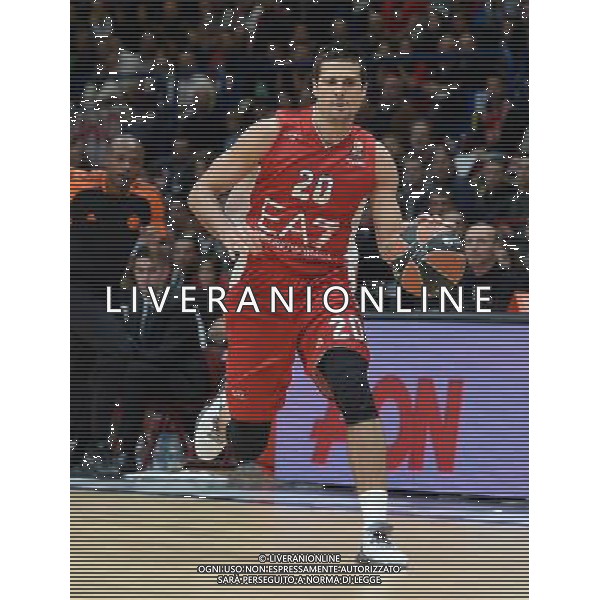 Turkish Airline Eurolega 2015/2016 Regular Season Milano - 16.10.2015 EA7 Emporio Armani Milano-Laboral Kutxa Vitoria Nella Foto:Cinciarini Andrea /Ph.Vitez-Ag. Aldo Liverani