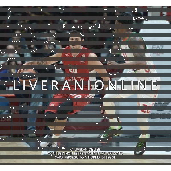 Turkish Airline Eurolega 2015/2016 Regular Season Milano - 16.10.2015 EA7 Emporio Armani Milano-Laboral Kutxa Vitoria Nella Foto:Cinciarini Andrea /Ph.Vitez-Ag. Aldo Liverani
