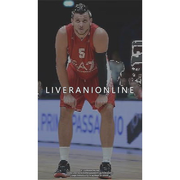 Turkish Airline Eurolega 2015/2016 Regular Season Milano - 16.10.2015 EA7 Emporio Armani Milano-Laboral Kutxa Vitoria Nella Foto:Gentile Alessandro /Ph.Vitez-Ag. Aldo Liverani