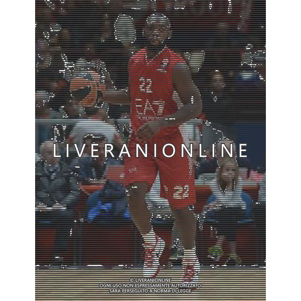 Turkish Airline Eurolega 2015/2016 Regular Season Milano - 16.10.2015 EA7 Emporio Armani Milano-Laboral Kutxa Vitoria Nella Foto:Jenkins Charles /Ph.Vitez-Ag. Aldo Liverani