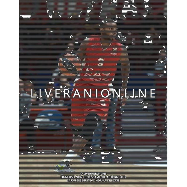 Turkish Airline Eurolega 2015/2016 Regular Season Milano - 16.10.2015 EA7 Emporio Armani Milano-Laboral Kutxa Vitoria Nella Foto:Lafayette Oliver /Ph.Vitez-Ag. Aldo Liverani
