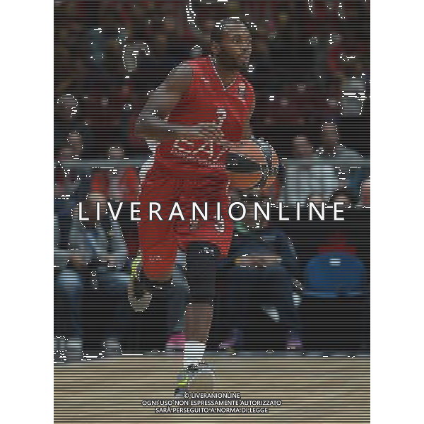Turkish Airline Eurolega 2015/2016 Regular Season Milano - 16.10.2015 EA7 Emporio Armani Milano-Laboral Kutxa Vitoria Nella Foto:Lafayette Oliver /Ph.Vitez-Ag. Aldo Liverani