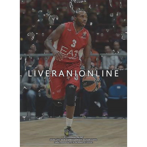 Turkish Airline Eurolega 2015/2016 Regular Season Milano - 16.10.2015 EA7 Emporio Armani Milano-Laboral Kutxa Vitoria Nella Foto:Lafayette Oliver /Ph.Vitez-Ag. Aldo Liverani