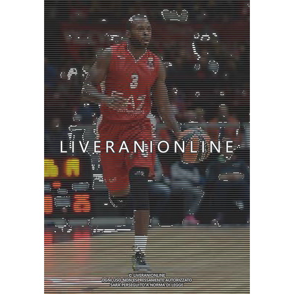Turkish Airline Eurolega 2015/2016 Regular Season Milano - 16.10.2015 EA7 Emporio Armani Milano-Laboral Kutxa Vitoria Nella Foto:Lafayette Oliver /Ph.Vitez-Ag. Aldo Liverani