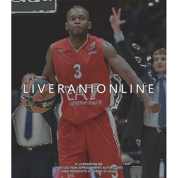 Turkish Airline Eurolega 2015/2016 Regular Season Milano - 16.10.2015 EA7 Emporio Armani Milano-Laboral Kutxa Vitoria Nella Foto:Lafayette Oliver /Ph.Vitez-Ag. Aldo Liverani