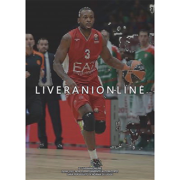 Turkish Airline Eurolega 2015/2016 Regular Season Milano - 16.10.2015 EA7 Emporio Armani Milano-Laboral Kutxa Vitoria Nella Foto:Lafayette Oliver /Ph.Vitez-Ag. Aldo Liverani