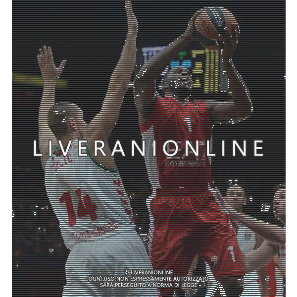 Turkish Airline Eurolega 2015/2016 Regular Season Milano - 16.10.2015 EA7 Emporio Armani Milano-Laboral Kutxa Vitoria Nella Foto:McLean Jamel /Ph.Vitez-Ag. Aldo Liverani