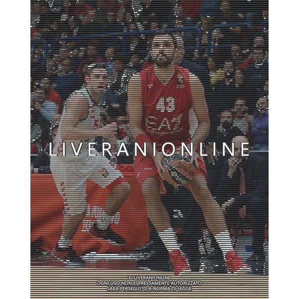 Turkish Airline Eurolega 2015/2016 Regular Season Milano - 16.10.2015 EA7 Emporio Armani Milano-Laboral Kutxa Vitoria Nella Foto:Simon Krunoslav /Ph.Vitez-Ag. Aldo Liverani