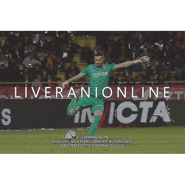 Danijel Subasic - 16.10.2015 - Monaco / Lyon - 10e journee Ligue 1 Photo : Serge Haouzi / Icon Sport/ Ag. Aldo Liverani Sas - ITALY ONLY - EDITORIAL USE ONLY