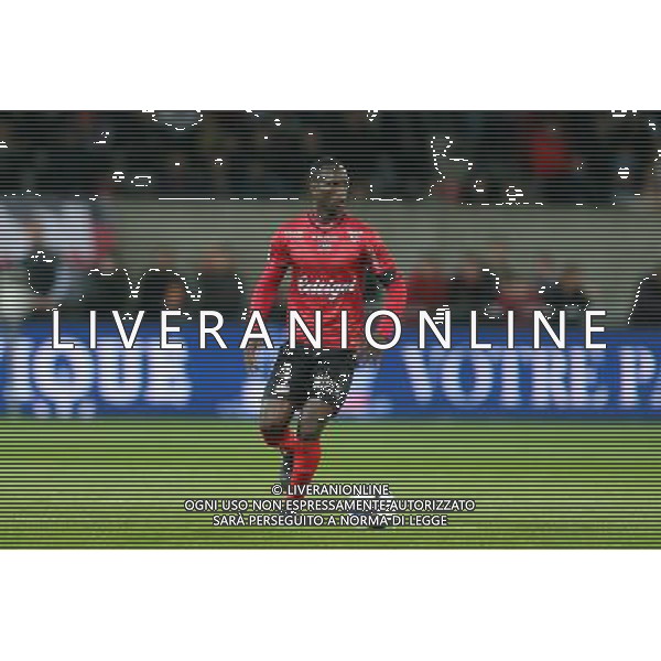 Benjamin Brou ANGOUA - 17.10.2015 - Guingamp / Lille - 10eme journee de Ligue1 Photo : Vincent Michel / Icon Sport/ Ag. Aldo Liverani Sas - ITALY ONLY - EDITORIAL USE ONLY