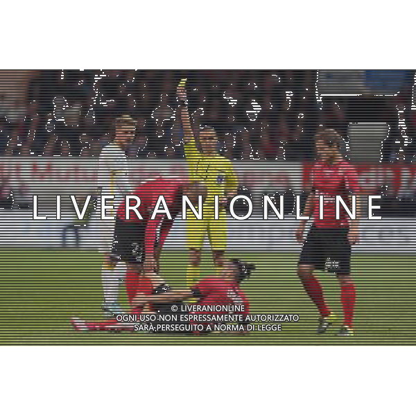 Baptiste GUILLAUME / Hakim BEN EL HADJ - 17.10.2015 - Guingamp / Lille - 10eme journee de Ligue1 Photo : Vincent Michel / Icon Sport/ Ag. Aldo Liverani Sas - ITALY ONLY - EDITORIAL USE ONLY