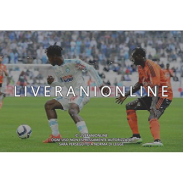 Michy BATSHUAYI - 18.10.2015 - Marseille / Lorient - 10eme journee de Ligue1 Photo : Gaston Petrelli / Icon Sport *** Local Caption ***