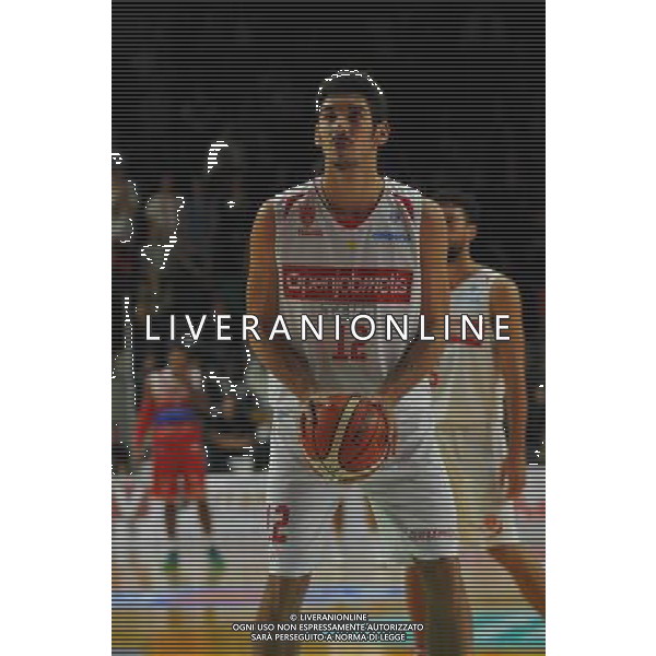 VARESE, CAMPIONATO DI BASKET SERIE A, OPENJOBMETIS VARESE VS CONSULTINVEST PESARO, 18 OTTOBRE 2015, NELLA FOTO: CAMPANI LUCA Â©IEMMI/ AGENZIA ALDO LIVERANI SAS