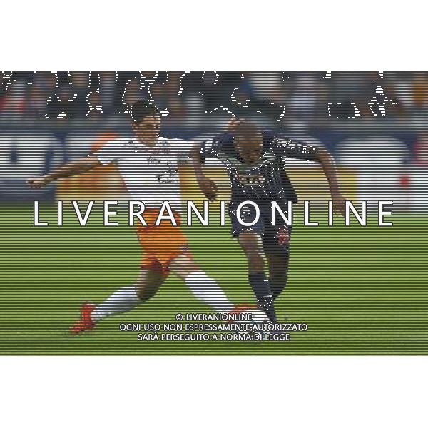 Quentin Cornette / Nicolas Maurice Belay - 18.10.2015 - Bordeaux / Montpellier - 10eme journee de Ligue1 Photo : Manuel Blondeau / Icon Sport AG ALDO LIVERANI SAS ONLY ITALY *** Local Caption ***