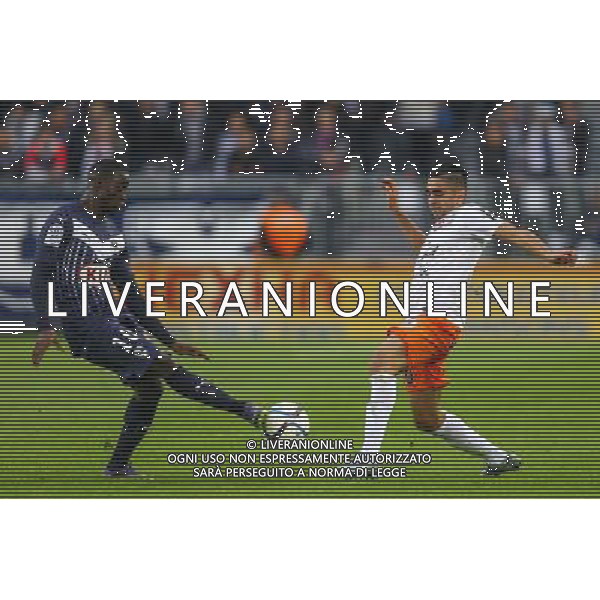 Henri Saivet / Ryad Boudebouz - 18.10.2015 - Bordeaux / Montpellier - 10eme journee de Ligue1 Photo : Manuel Blondeau / Icon Sport *** Local Caption *** / AGENZIA ALDO LIVERANI SAS
