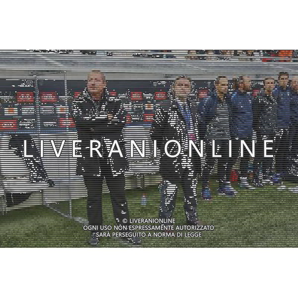 Rolland Courbis / Laurent Nicollin - 18.10.2015 - Bordeaux / Montpellier - 10eme journee de Ligue1 Photo : Manuel Blondeau / Icon Sport *** Local Caption *** AG ALDO LIVERANI SAS ONLY ITALY *** Local Caption *** AG ALDO LIVERANI SAS ONLY ITALY
