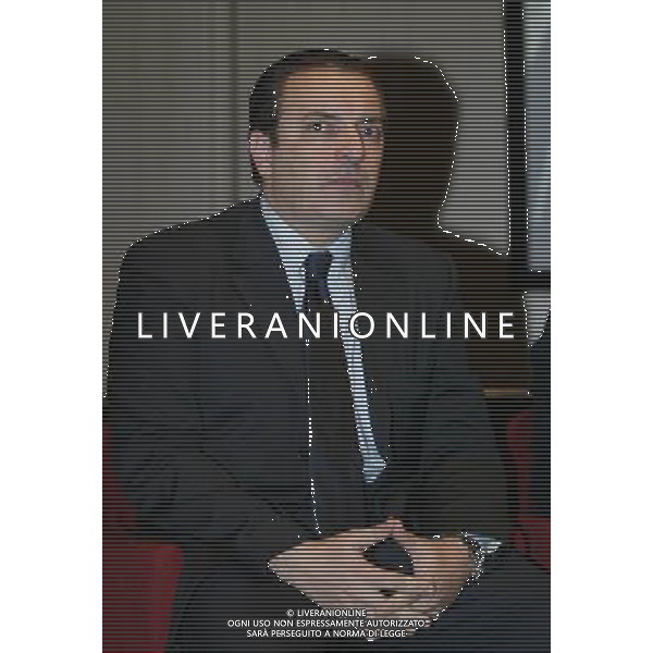 MILANO 7/2/2005 ASSOLOMBARDA VIA PANTANO, 9 TAVOLA ROTONDA. -COMUNICAZIONE SOCIALE- E PREMIO GIORNALISMO PER IL SOCIALE NELLA FOTO XAVIER JACOBELLI DIRETTORE DE IL GIORNO FOTO ROMANO/AG ALDO LIVERANI