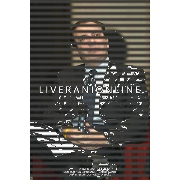 MILANO 7/2/2005 ASSOLOMBARDA VIA PANTANO, 9 TAVOLA ROTONDA. -COMUNICAZIONE SOCIALE- E PREMIO GIORNALISMO PER IL SOCIALE NELLA FOTO XAVIER JACOBELLI DIRETTORE DE IL GIORNO FOTO ROMANO/AG ALDO LIVERANI