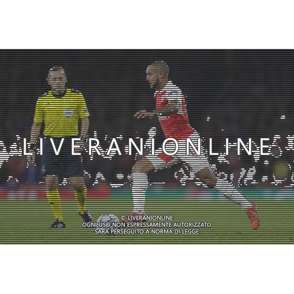 Arsenal\'s Theo Walcott in action during todays match Photographer Craig Mercer/CameraSport Football - UEFA Champions League Group F - Arsenal v Bayern Munich - Tuesday 20th October 2015 - The Emirates Stadium - London - Â© CameraSport - 43 Linden Ave. Countesthorpe. Leicester. England. LE8 5PG - Tel: +44 (0) 116 277 4147 - admin@camerasport.com - www.camerasport.com/AGENZIA ALDO LIVERANI SAS - ITALY ONLY EDITORIAL USE ONLY