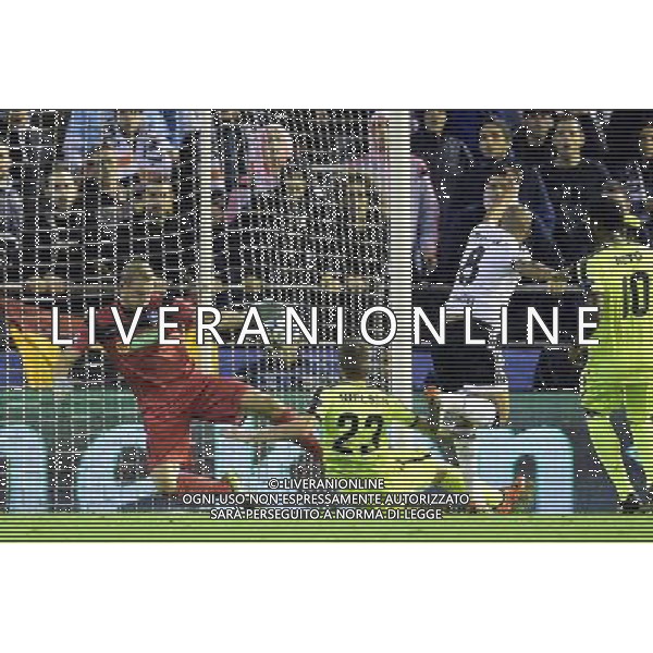 But Sofiane Feghouli - 20.10.2015 - Valence / La Gantoise - Champions League - GOL Photo : Jansens / Belga / Icon Sport/AGENZIA ALDO LIVERANI SAS - ITALY ONLY EDITORIAL USE ONLY