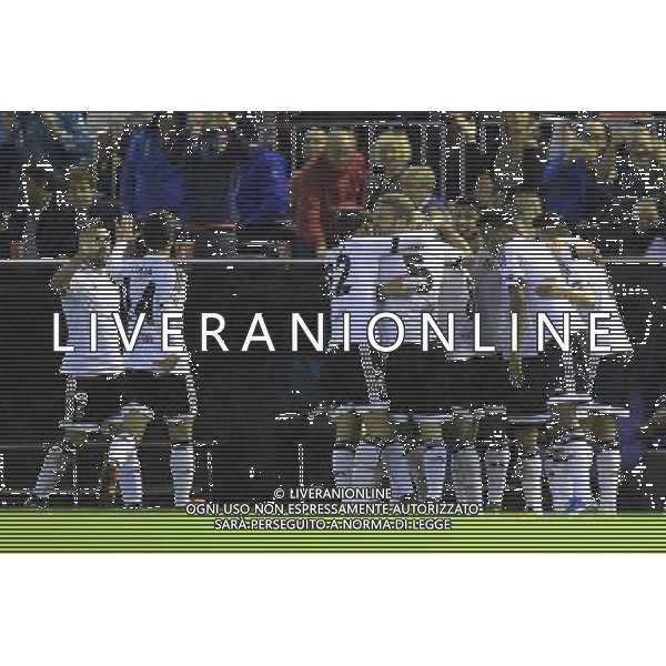 Joie Valence - Sofiane Feghouli - 20.10.2015 - Valence / La Gantoise - Champions League - ESULTANZA VALENCIA Photo : Jansens / Belga / Icon Sport/AGENZIA ALDO LIVERANI SAS - ITALY ONLY EDITORIAL USE ONLY