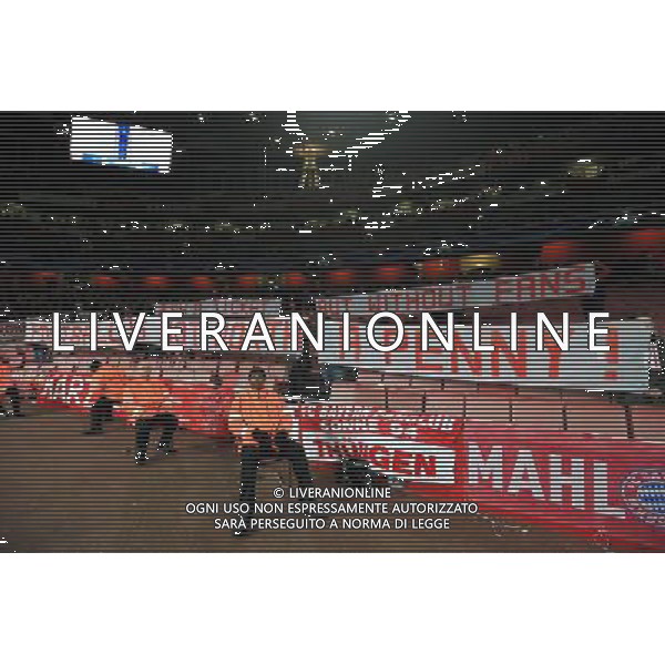 Supporters Bayern Munich - 20.10.2015 - Arsenal / Bayern Munich - Champions League - striscione tifosi Photo: Spi / Icon Sport/AGENZIA ALDO LIVERANI SAS - ITALY ONLY EDITORIAL USE ONLY
